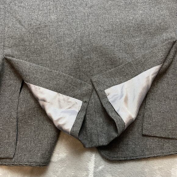 Banana Republic Suit Jacket Blazer Mens 44R Gray Micro Check Tailored Fit Cotton - Picture 10 of 16